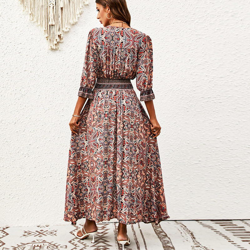 Josiane | Maxi Kjole Breeze i Stentøj