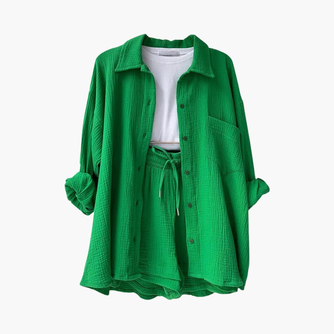 Aurélie | Elegant og Casual To-delt Sæt