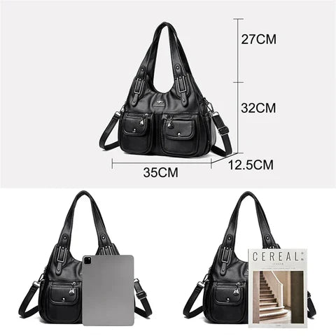 Mary Jane™ | Retro-stil crossbody taske