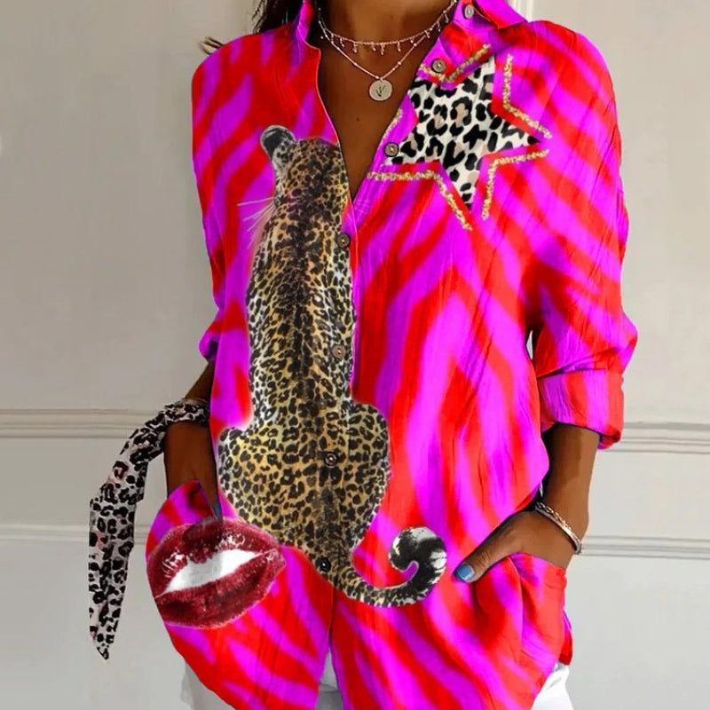 Diane | Elegant Kunstnerisk Bluse