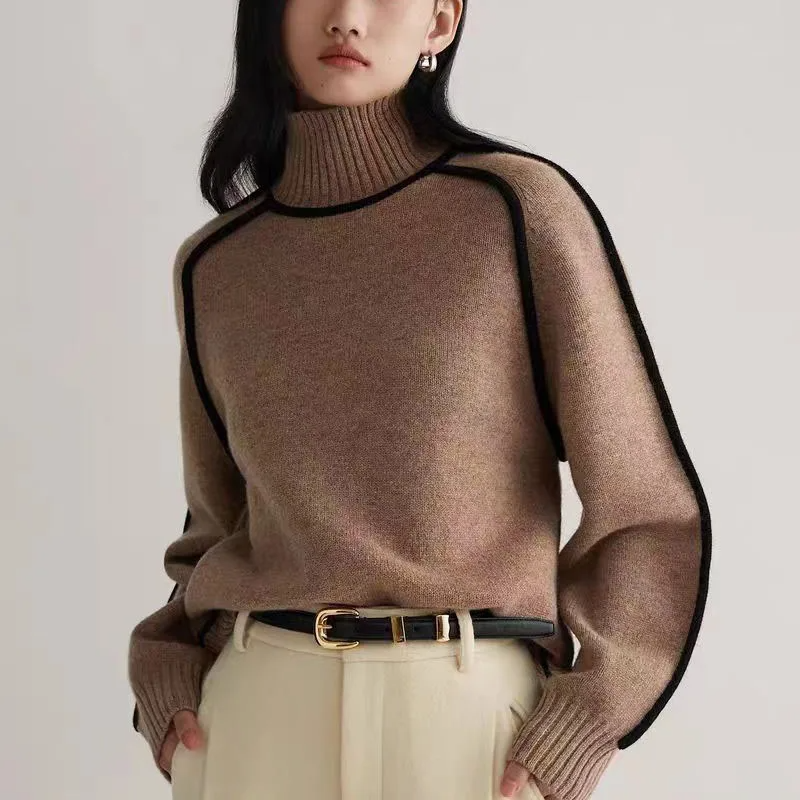 Aspen | Cashmere sweater med høj hals