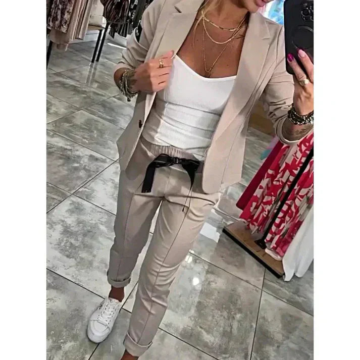Deborah | Blazer med matchende bukser
