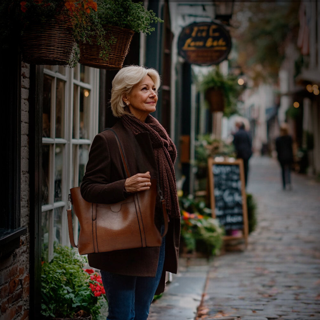 Nicole | Tidless vintage skuldertaske