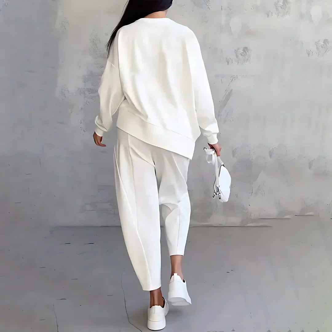 Corinna | Stilfuldt Ribstrikket Lounge-sæt