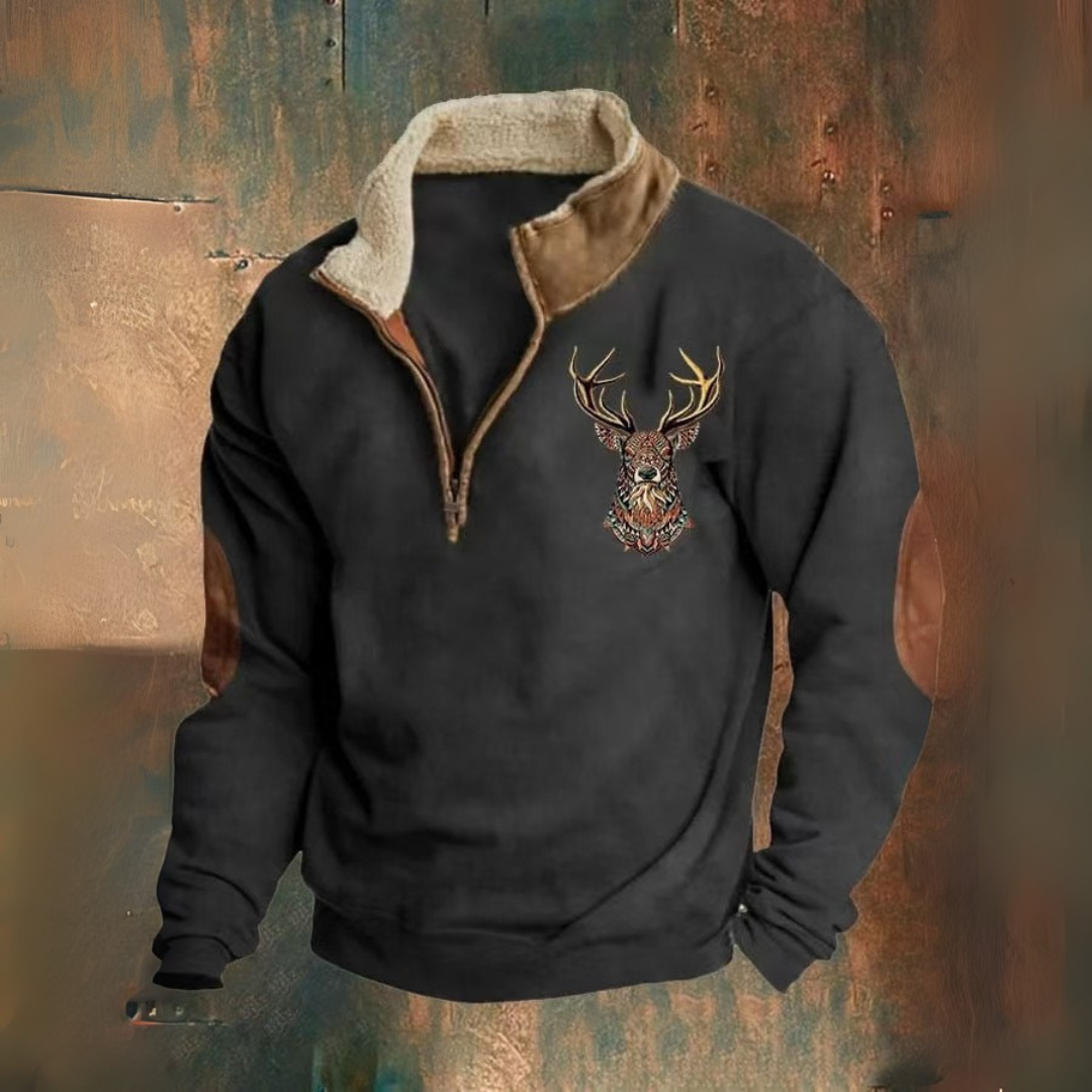 Laurent Pullover med kvart lynlås