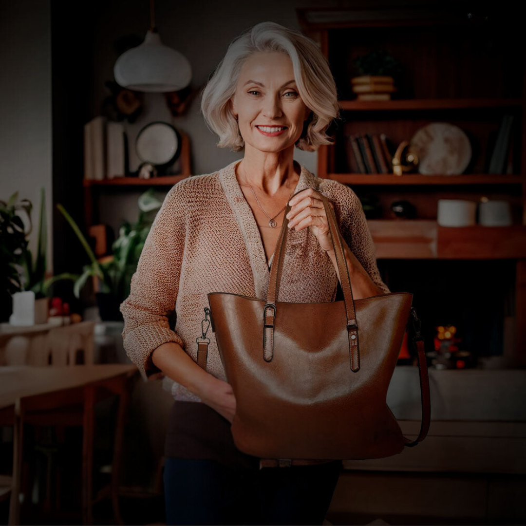 Nicole | Tidless vintage skuldertaske