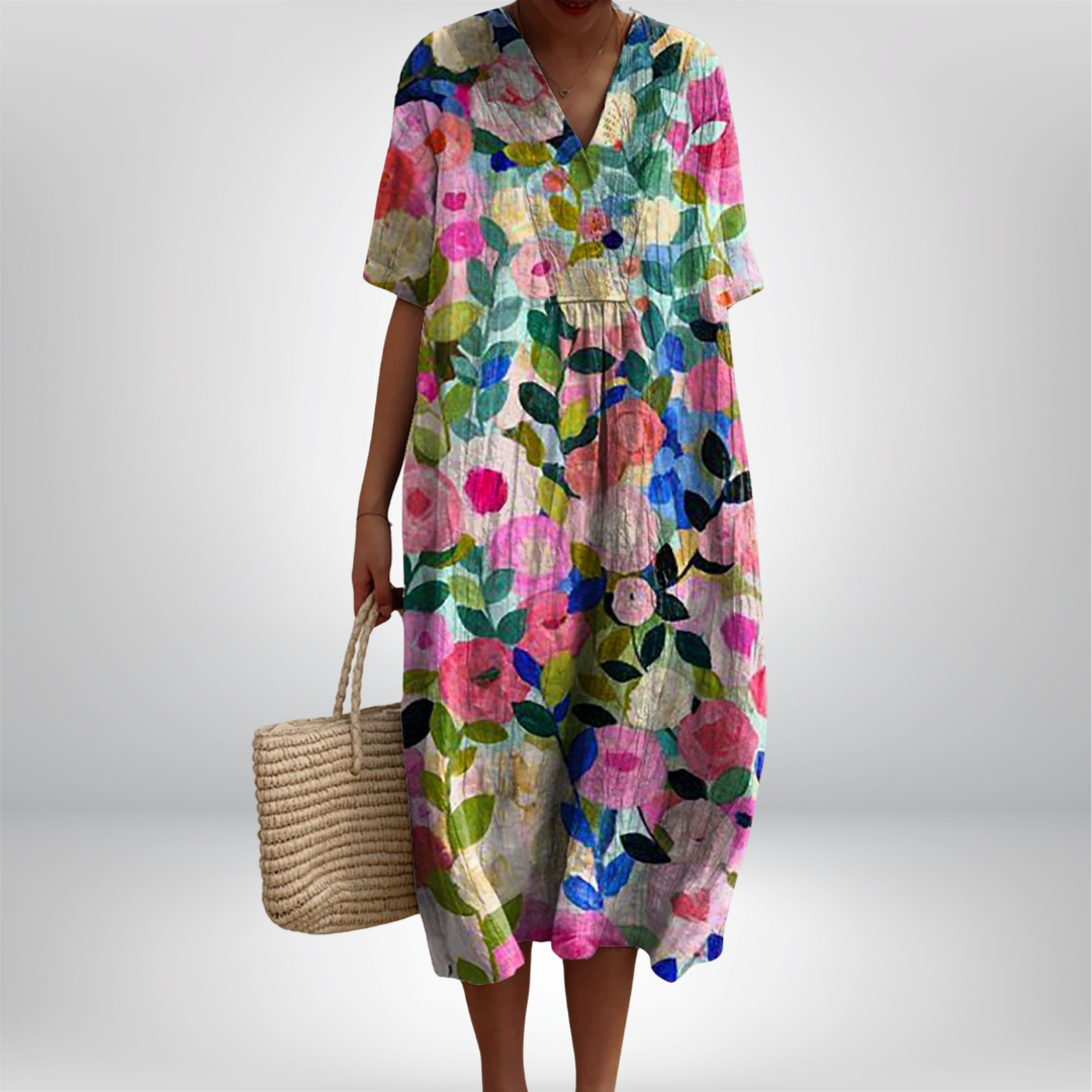 Bente | Vintage Kwiatowa Kjole