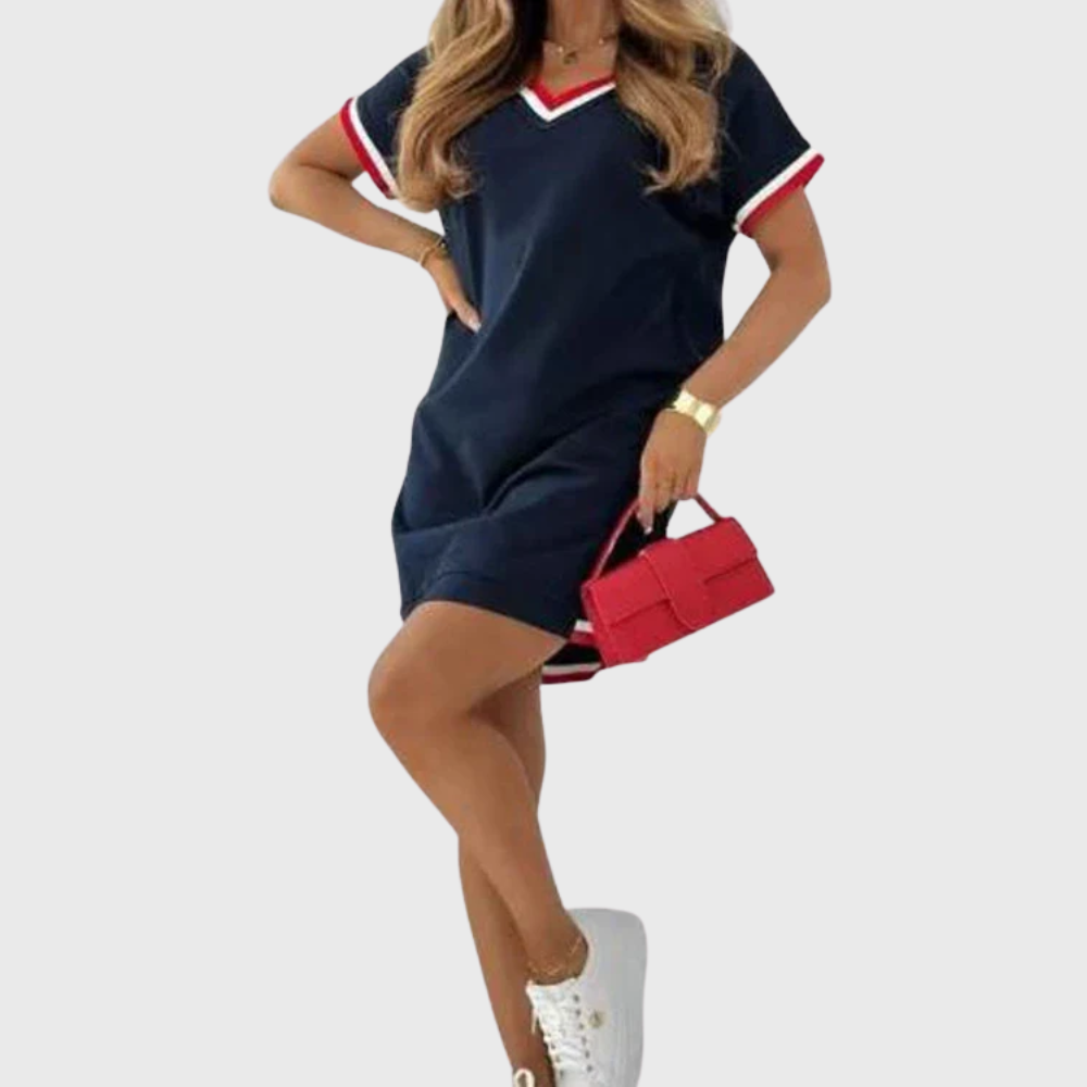 Barbara | Kjole til kvinder med korte ærmer