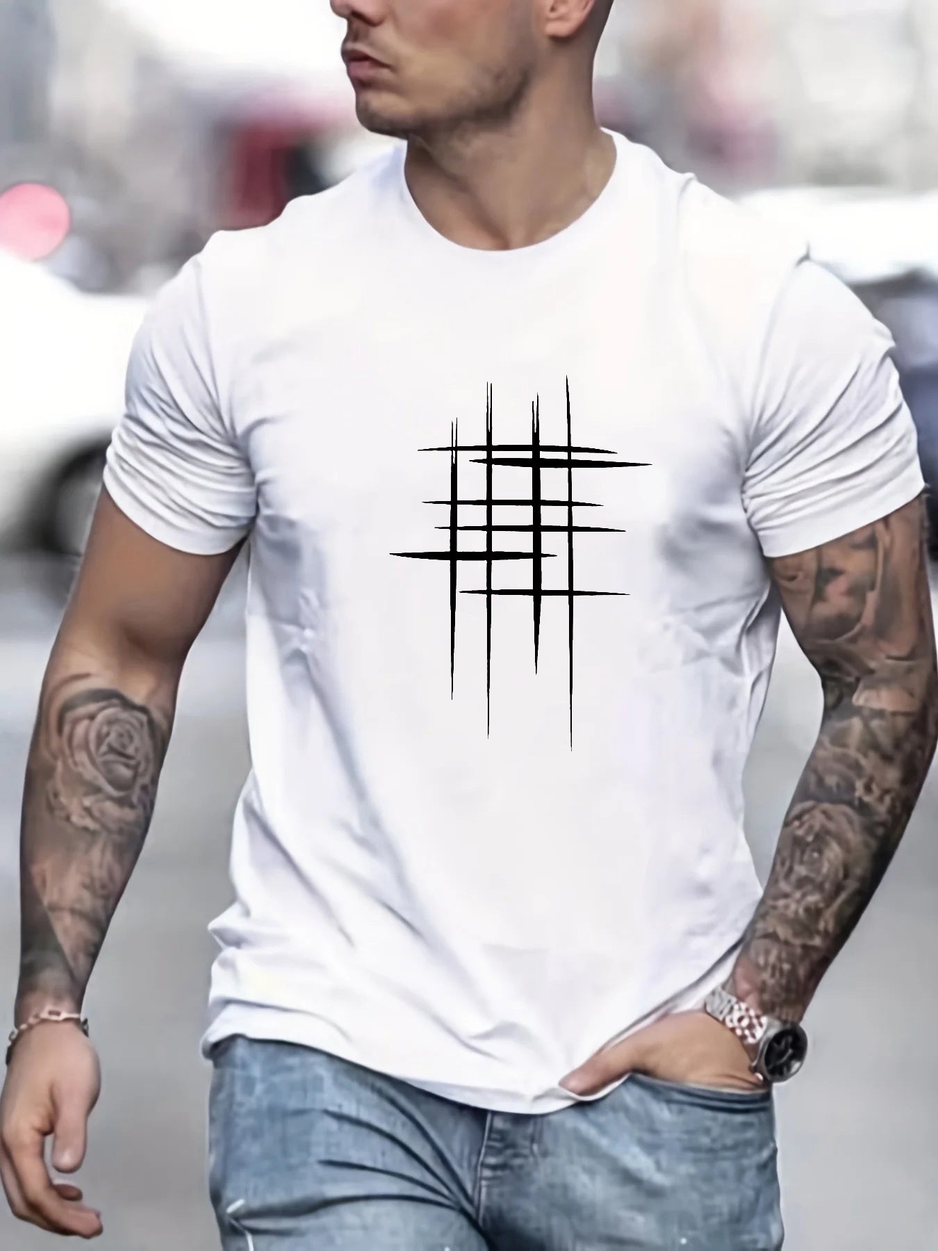Savrani™ | Elegant t-shirt med kort ærme og grafik