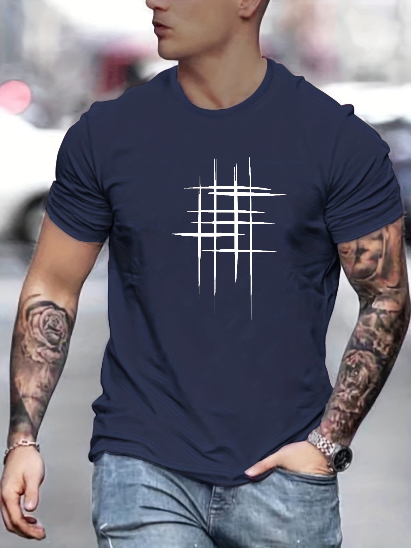 Savrani™ | Elegant t-shirt med kort ærme og grafik