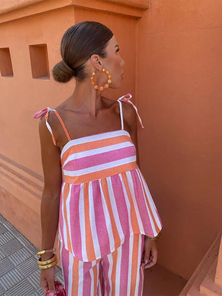 Hanne™ | Mønstrede Sommerbukser