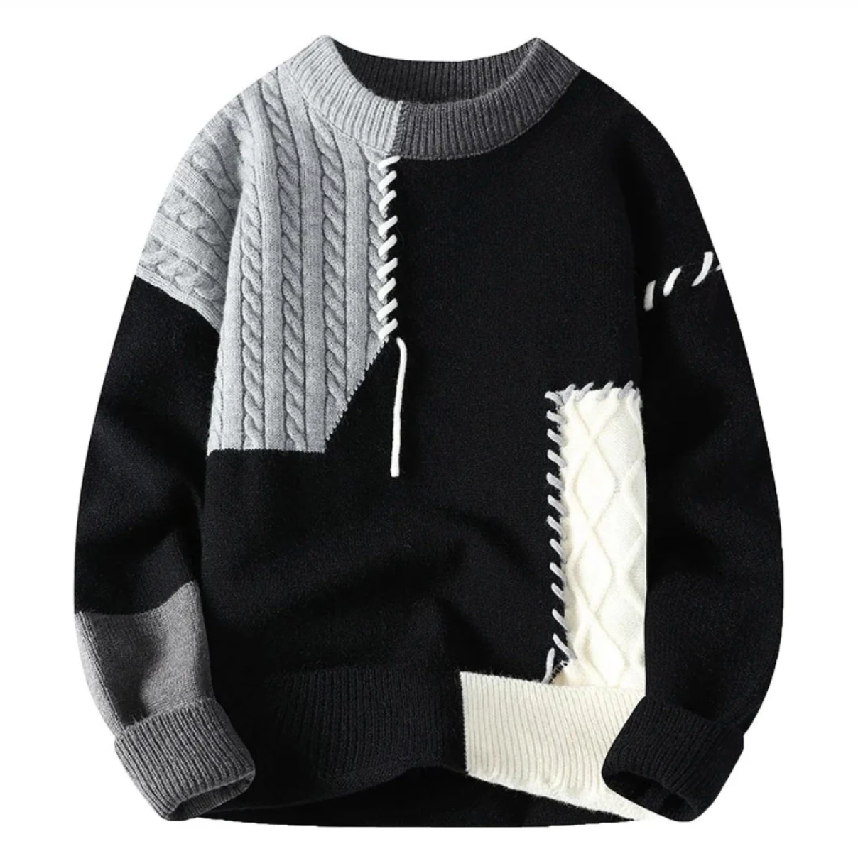 Tomasz | Patchwork Sweater
