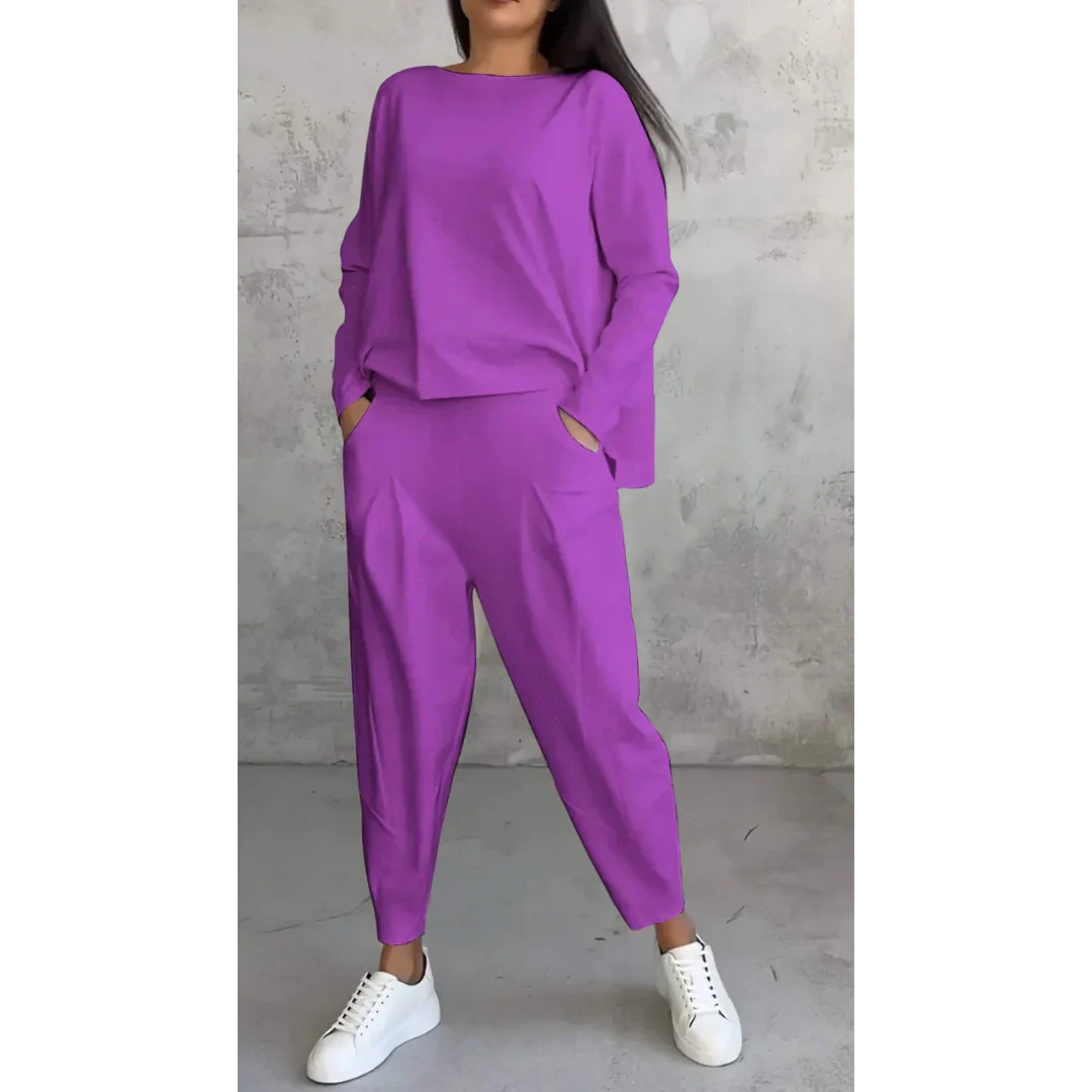 Corinna | Stilfuldt Ribstrikket Lounge-sæt