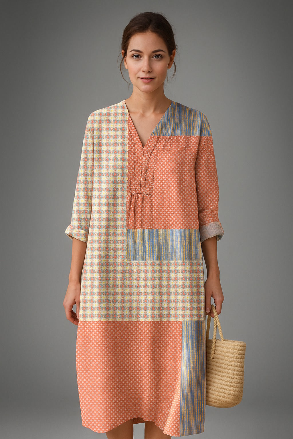 Bethany™ | Elegant Geometrisk Kjole