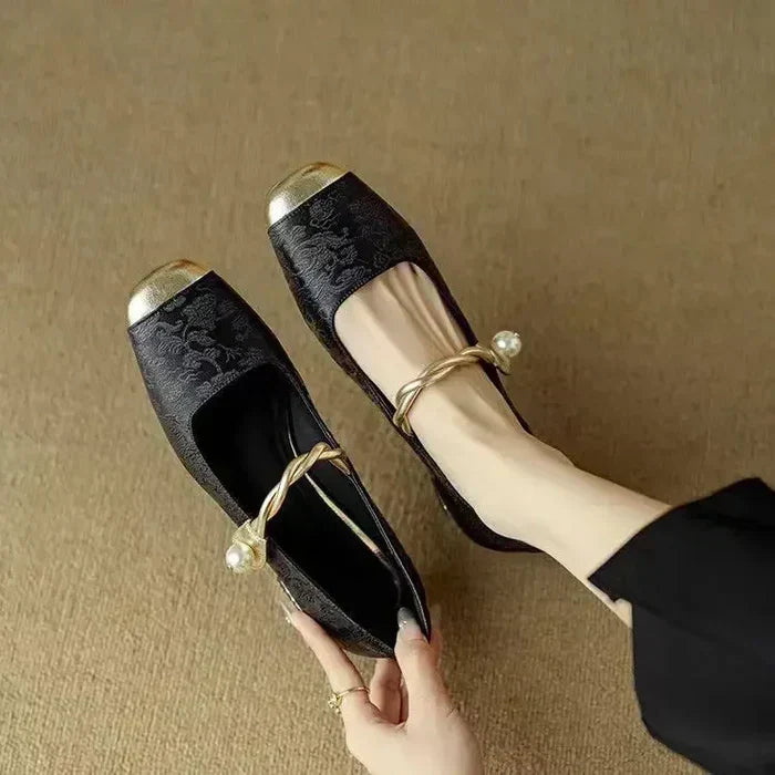 Cecilia™ | Perle Mary Jane Ballerinaer