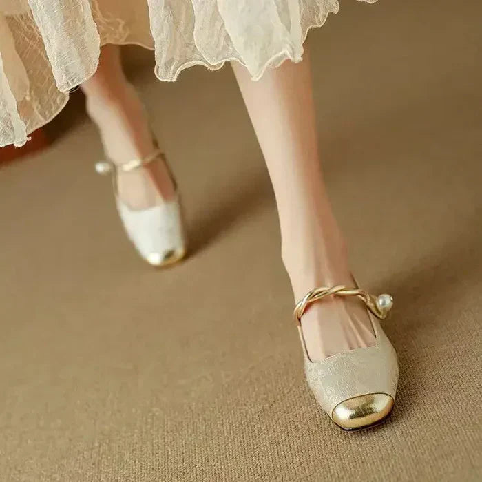 Cecilia™ | Perle Mary Jane Ballerinaer