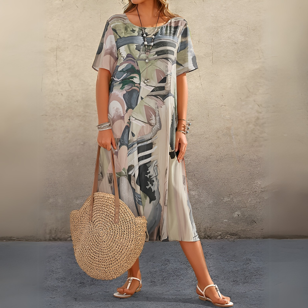 Joelle | Blomsterkjole, let og elegant