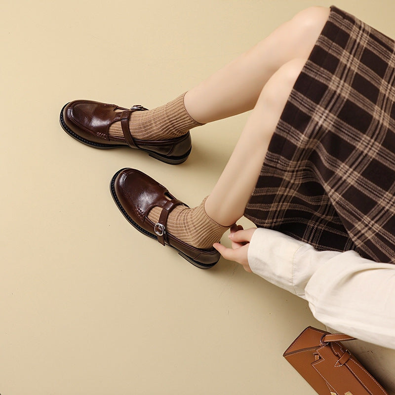 Christabel™ | Håndlavede Mary Jane-sko med T-strop