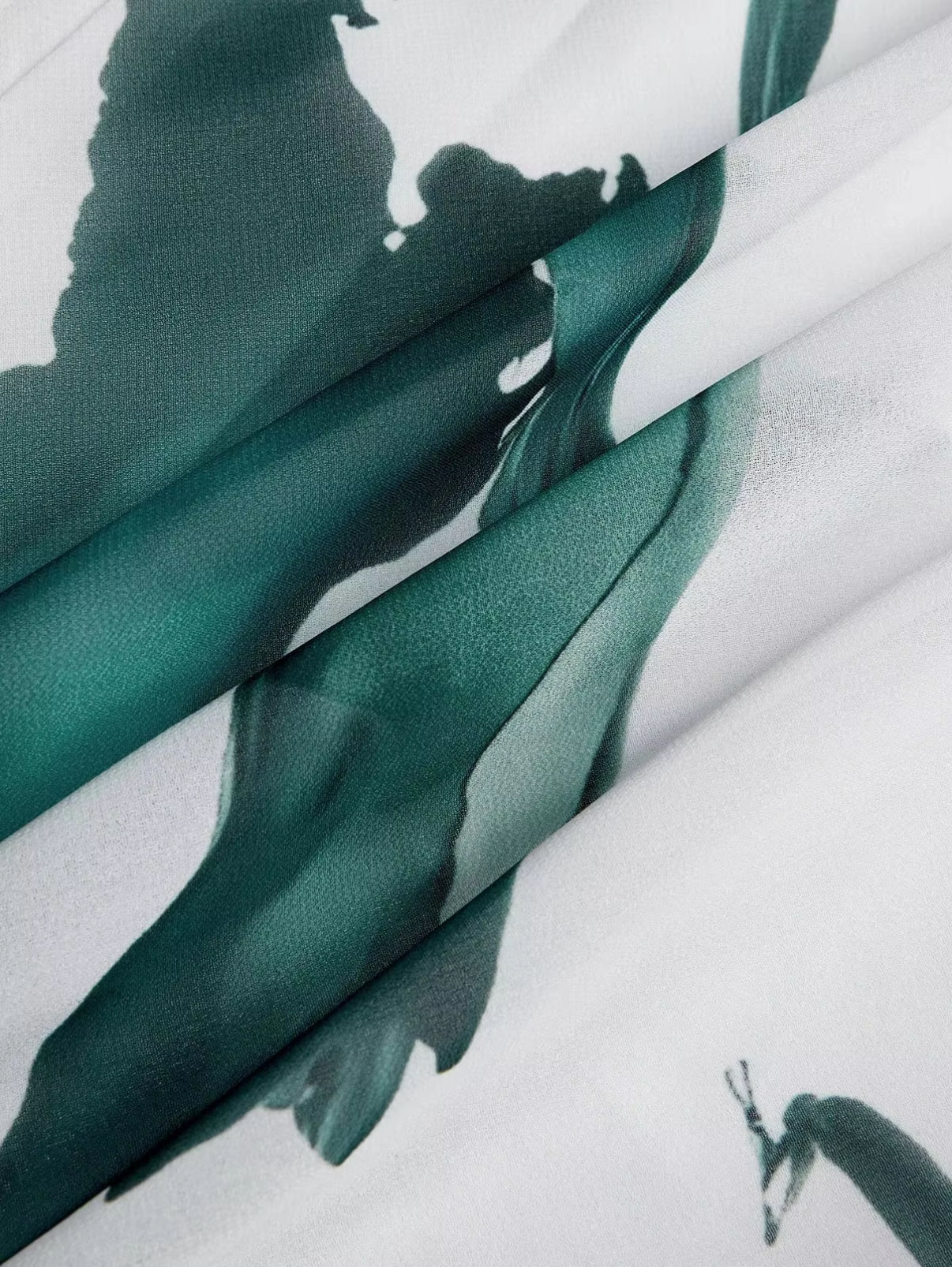 Alina | Lang Kjole med Akvareleffekt