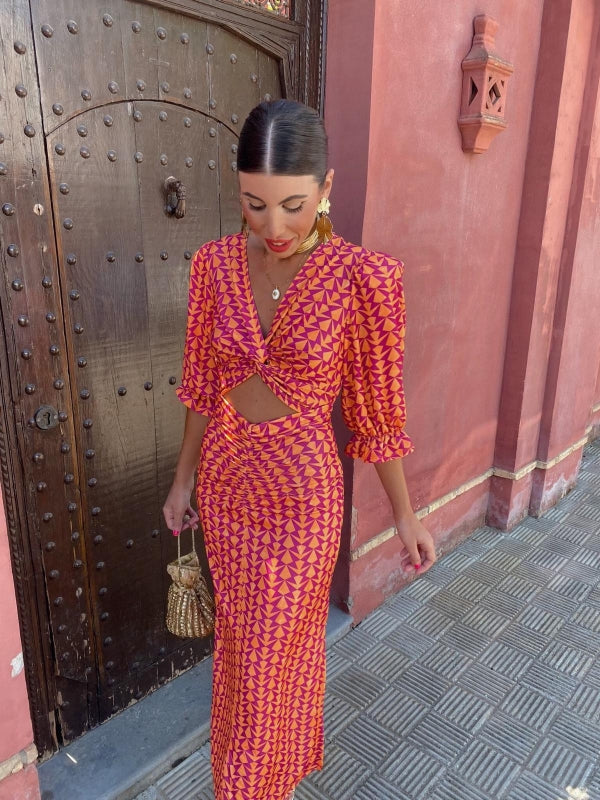 Lara™ | Satin Sommerkjole