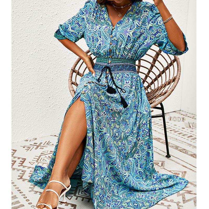 Josiane | Maxi Kjole Breeze i Stentøj