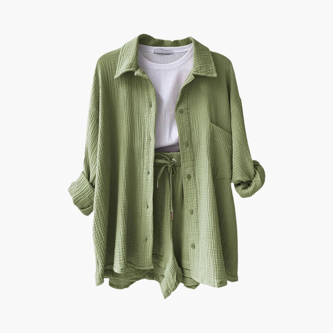 Aurélie | Elegant og Casual To-delt Sæt