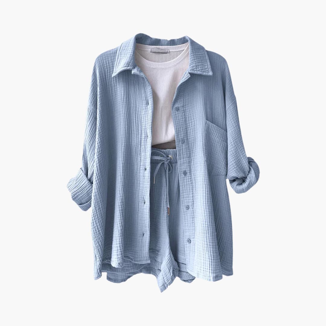 Aurélie | Elegant og Casual To-delt Sæt