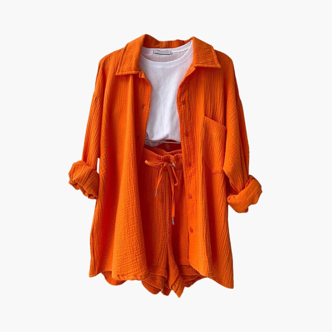 Aurélie | Elegant og Casual To-delt Sæt