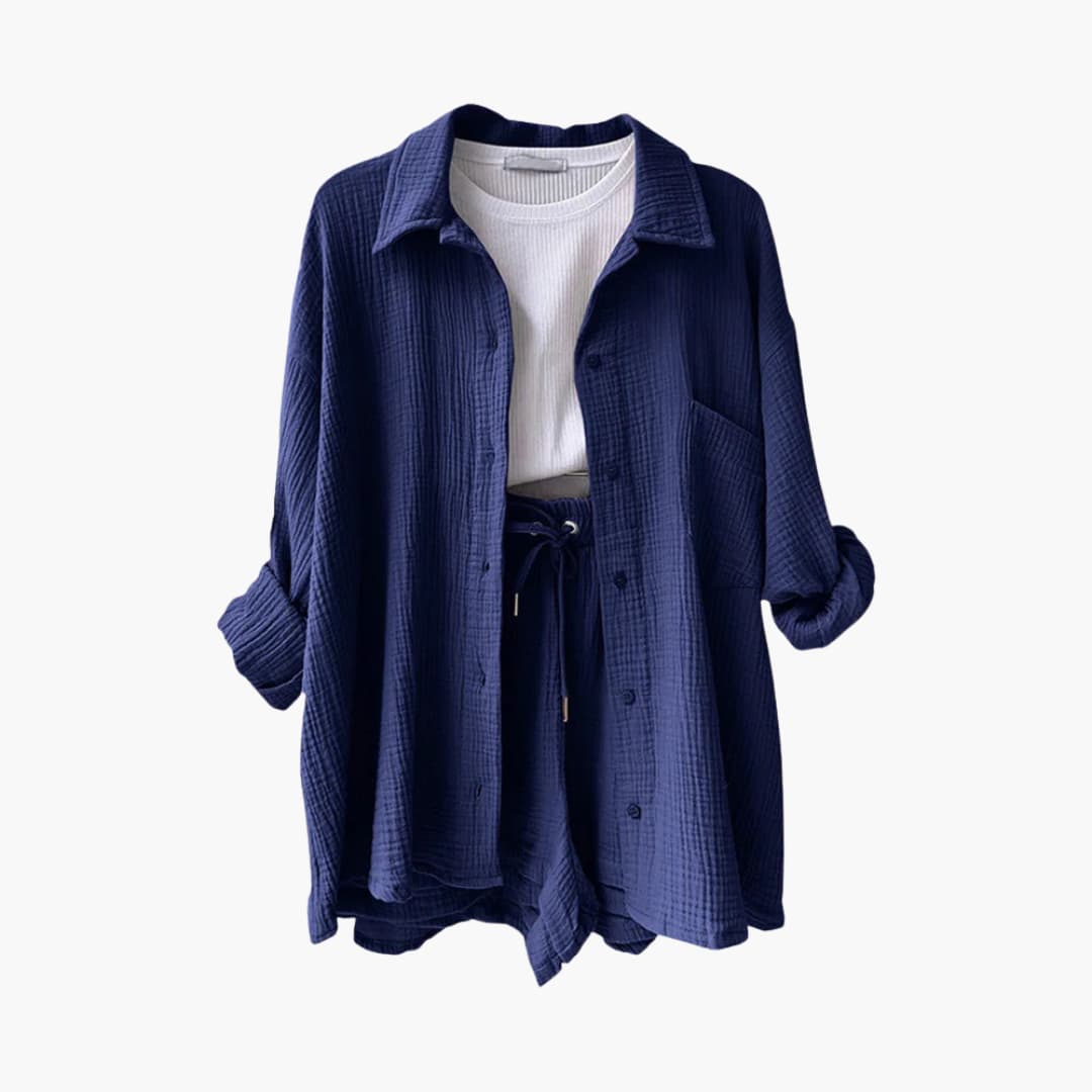 Aurélie | Elegant og Casual To-delt Sæt