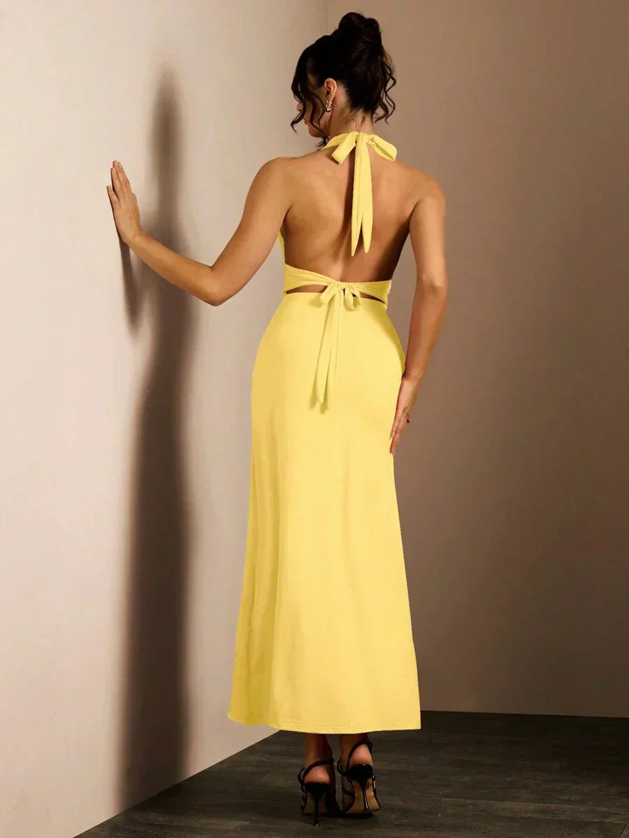 Danuta | Aftenkjole Maxi med Slids