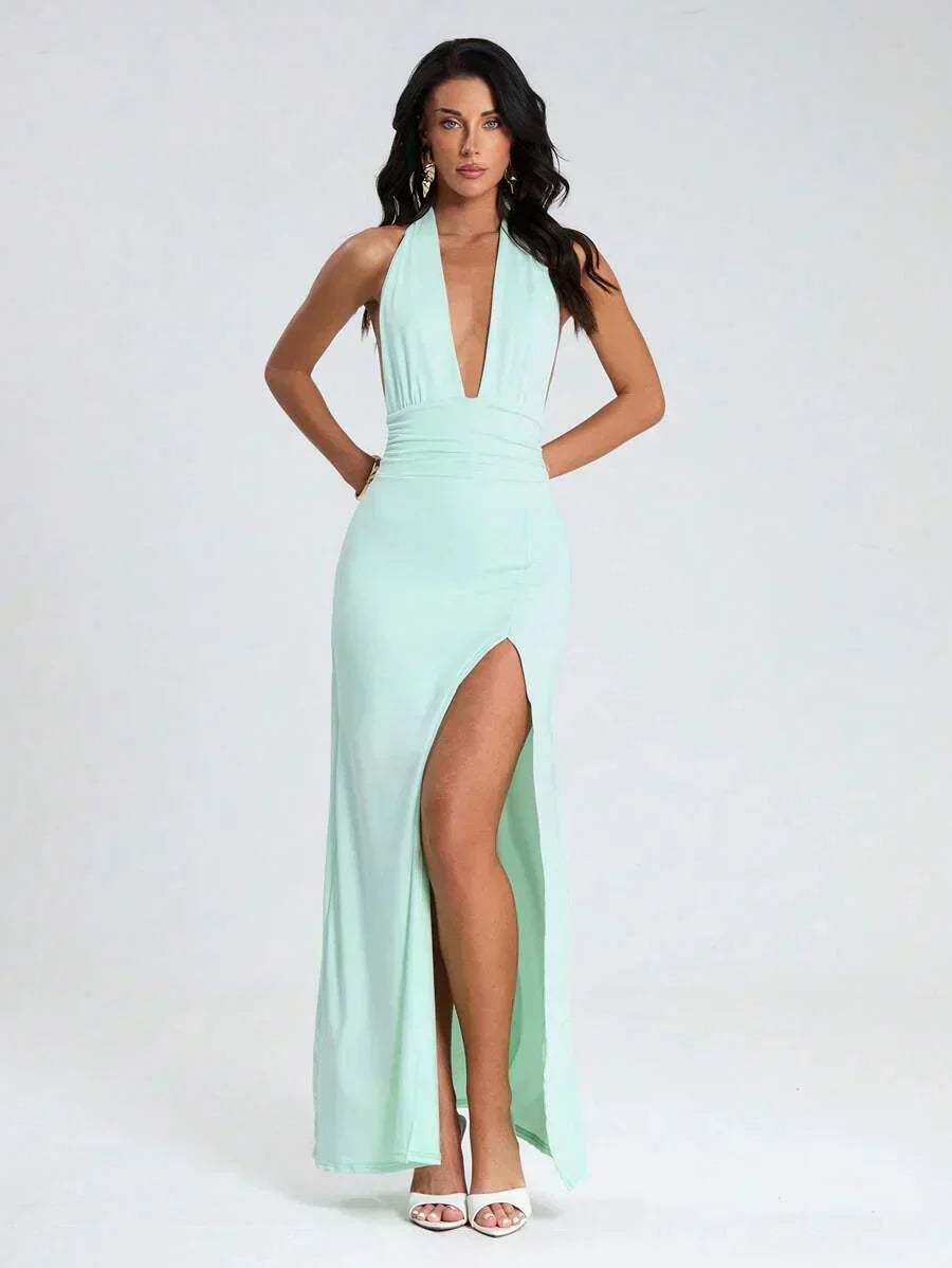 Danuta | Aftenkjole Maxi med Slids