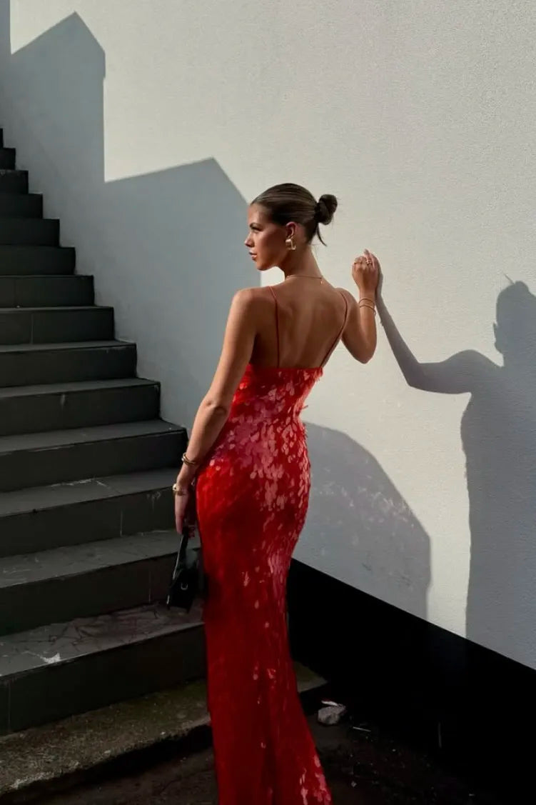 Kailani | Lang Maxi Kjole med Pailletter