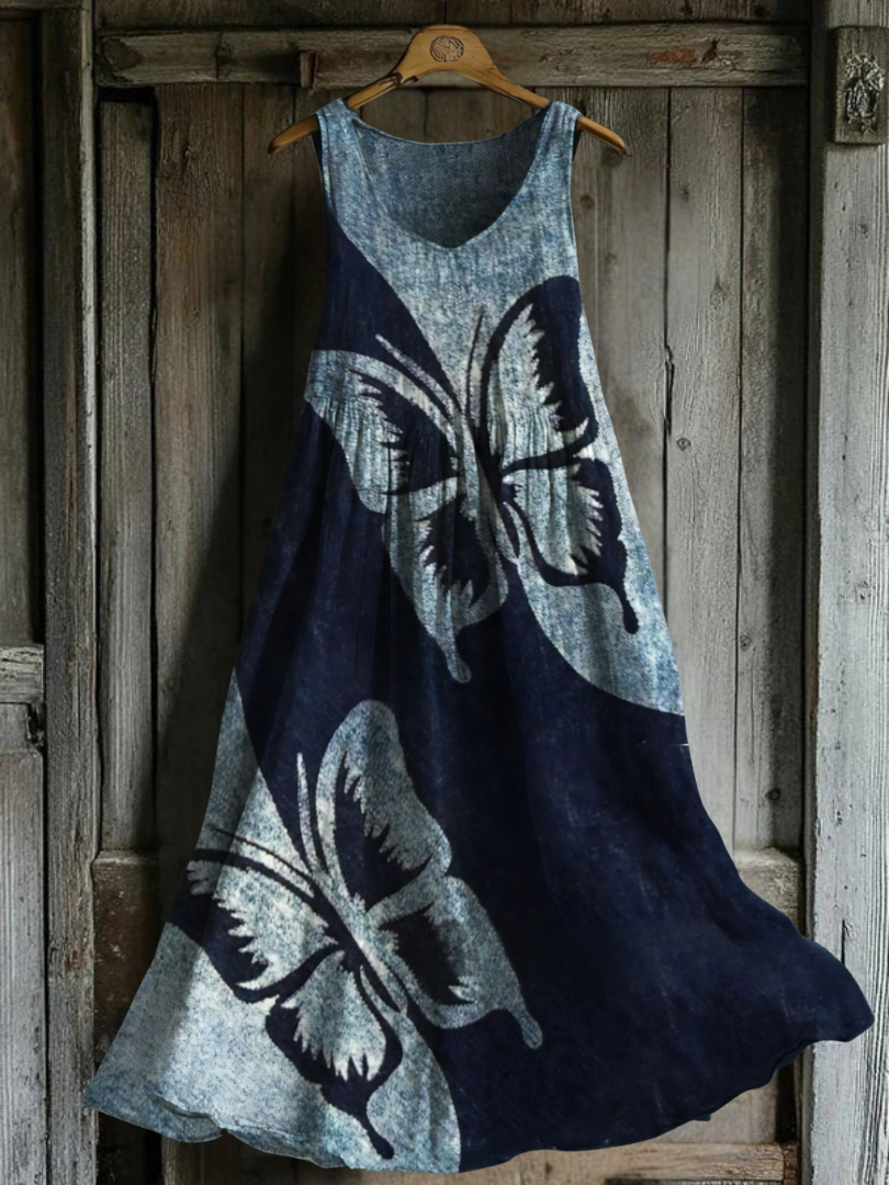 Marianne – Kjole med Sommerfugle