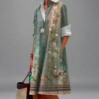 Livia | Håndlavet midi kjole