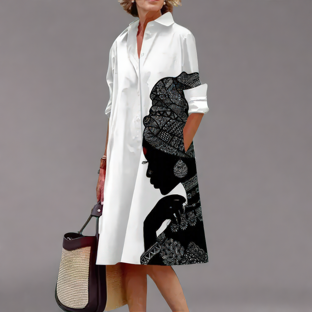 Ayleen | Håndlavet midi-kjole