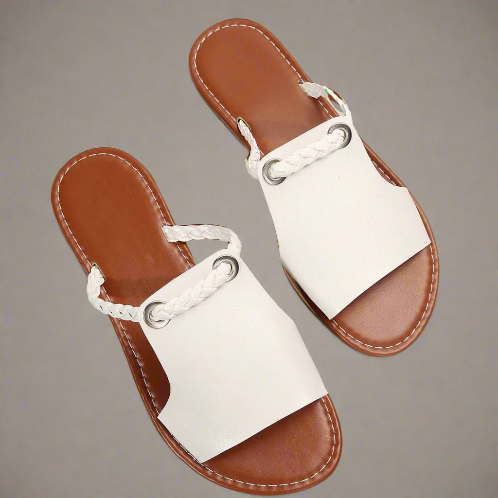 Katelina | Håndlavede flade sandaler