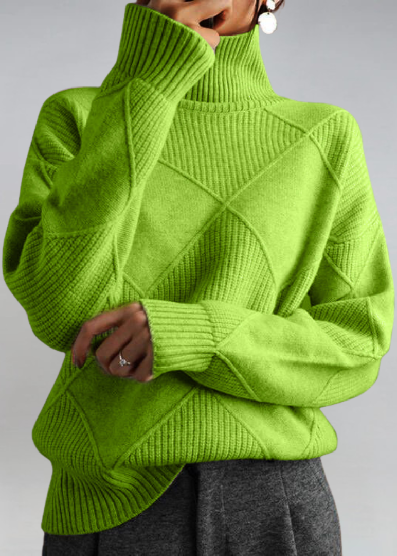 Aurivelle – Klassisk Rullekrave Trøje