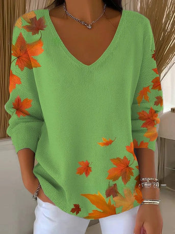 Lunessa – Premium blød strikpullover med V-udskæring