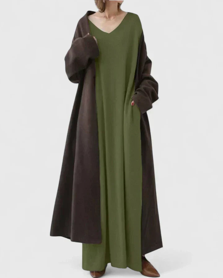 Gryelle | Raffineret Kjole til Koldere Dage