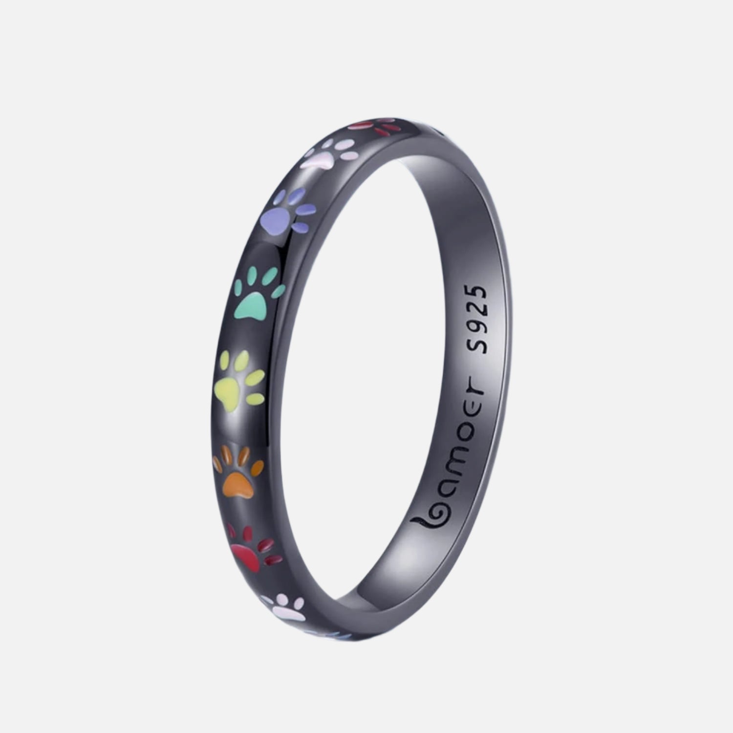 Sølvring med poteformet design