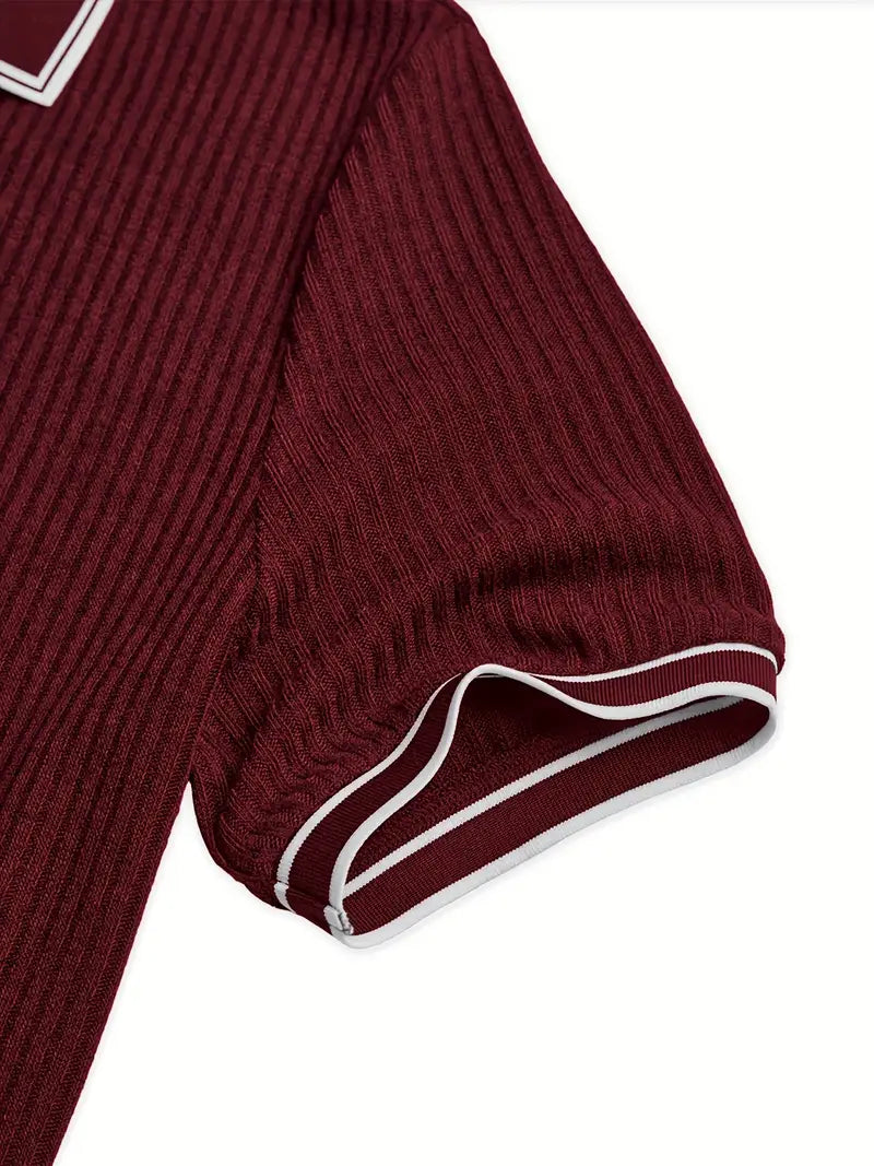 Savrani™ | Elegant polo med korte ærmer