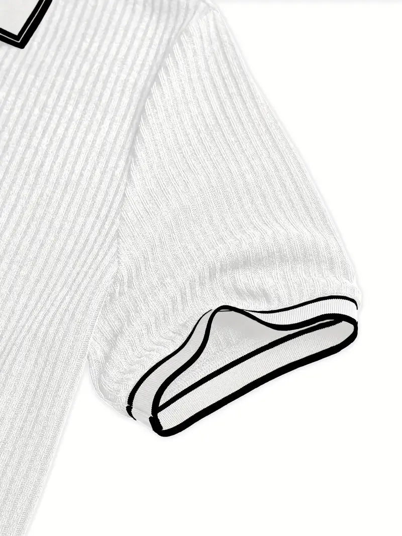 Savrani™ | Elegant polo med korte ærmer