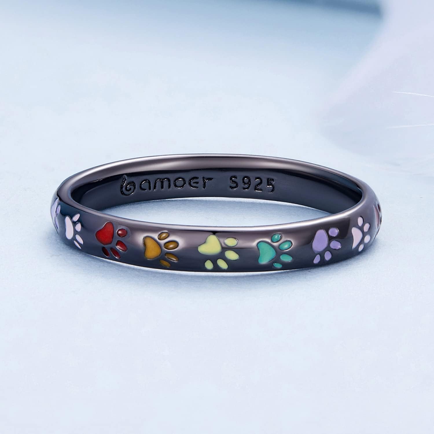 Sølvring i form af en pote