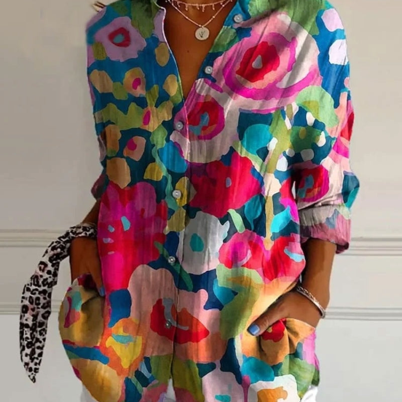 Diane | Elegant Kunstnerisk Bluse