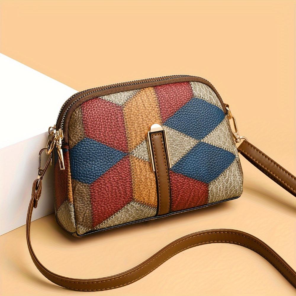 Clio | Mini Skuldertaske Patchwork