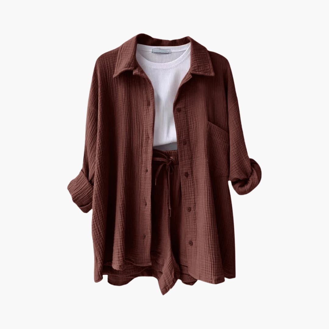 Aurélie | Elegant og Casual To-delt Sæt