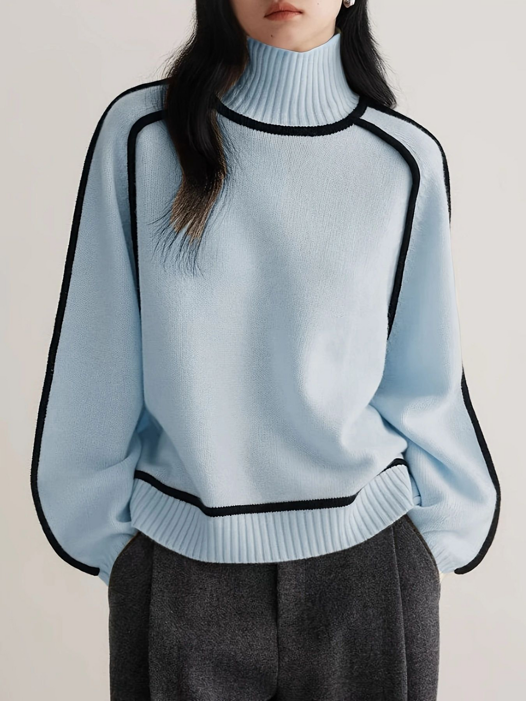 Aspen | Cashmere sweater med høj hals