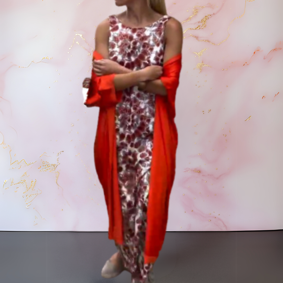 Melanie | Elegant Kjole med Vest