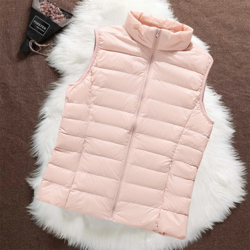 Isa Polstret Gilet | Lys Rosa