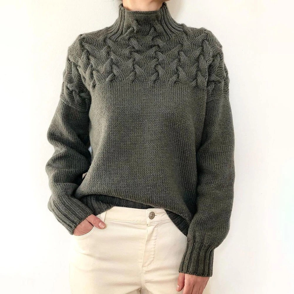 Bridget | Cashmere Sweater med Krave